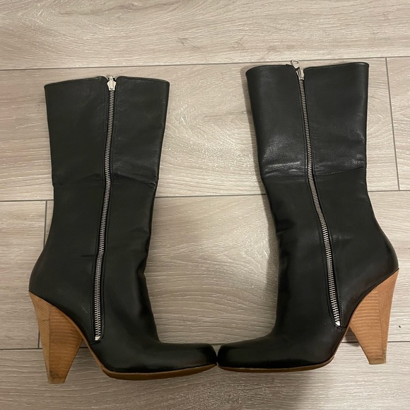 Belle by Sigerson Morrison Leather Boots - Picture 3 of 9